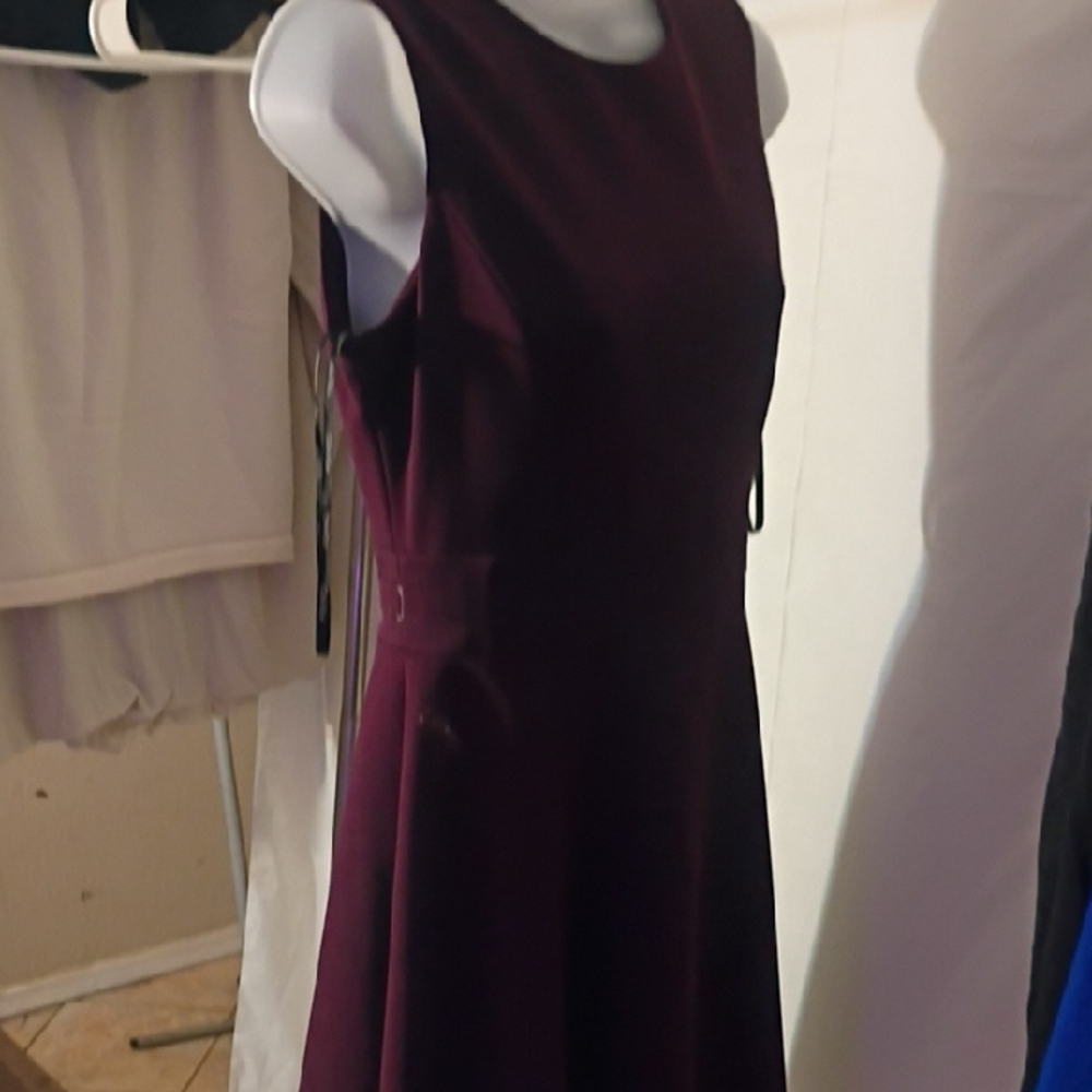 Calvin Klein Collection Plum Mini Dress - Picture 2 of 4